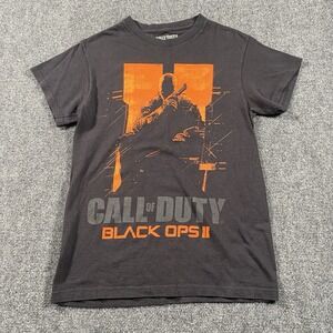 2012 Call of Duty Black Ops II Short Sleeve Shirt Mens Small Graphic Print